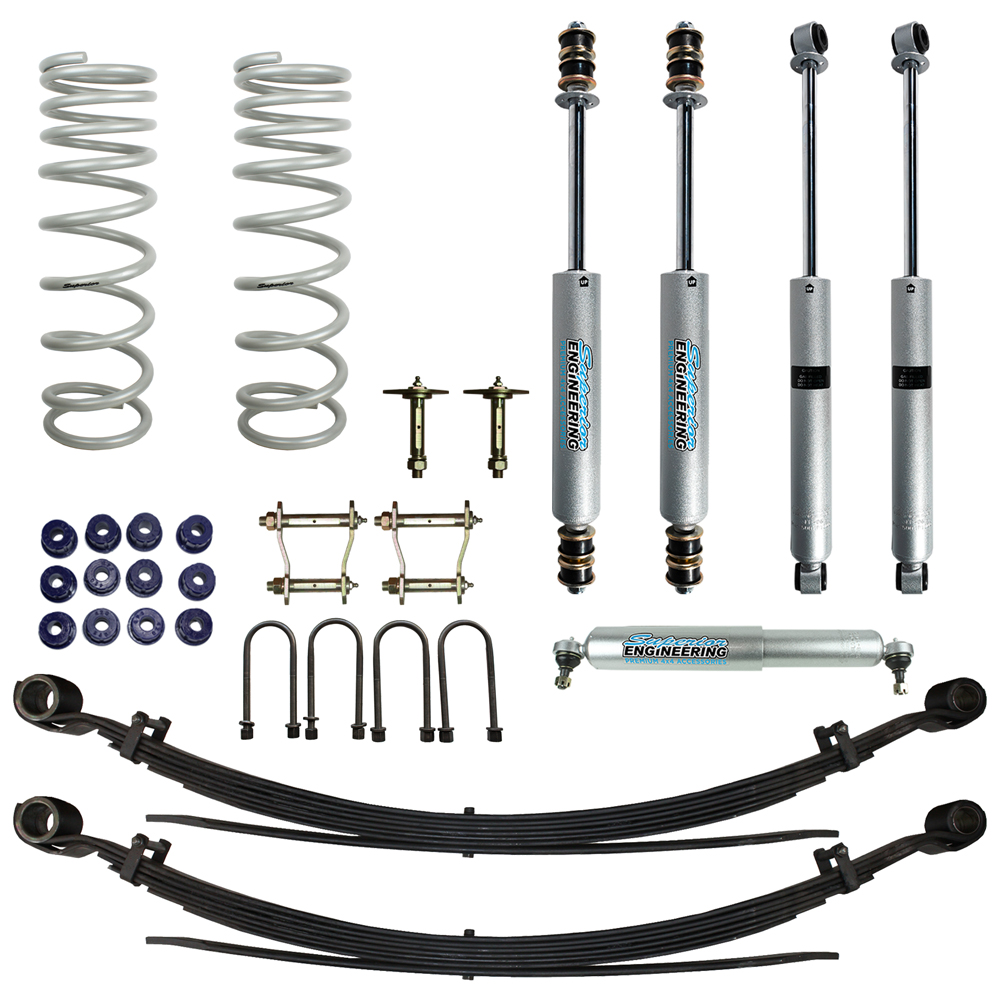 Superior Engineering Build-It-Your-Way Lift Kits Suitable For Toyota LandCruiser 76 Series 2023 on 2.8lt 4cyl - SUP-76G3-4-KIT-XXX